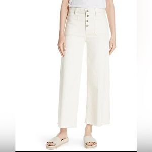Elizabeth and James Carmine Wide Leg Crop Jeans